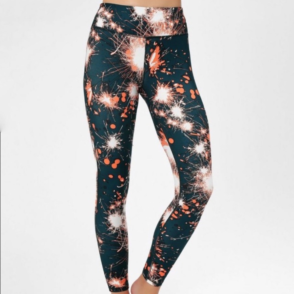 Sweaty Betty Contour Fireworks Legging  - XXS